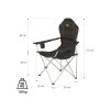 Nils Camp NC3080 Összecsukható fotel fekete