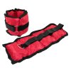 Kéz- és bokasúlyok HMS OB02 2x 0,7kg piros