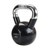 HMS KTC16 Kettlebell krómozott markolattal 16 kg fekete