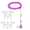 HMS HHW12 Masszázs Hulahopp karika súlyokkal plus size + BR163 karcsúsító öv