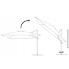 Garden Line ROMA kerti napernyő LED világítással 3 x 4 m