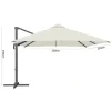 Garden Line MINI ROMA kerti napernyő 2,5 x 2,5 m