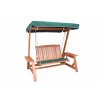 89502 Global Swing with Green Canopy and Horizon Green Cushion H