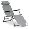 ModernHome ZRL010F szürke összecsukható nyugágy 2in1
