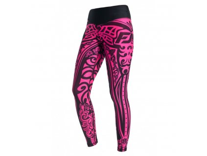 Fitness legíny FeelJ! Etno Pink (Veľkosť M)