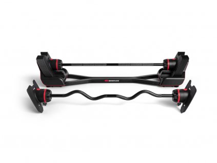 Činkový set Bowflex SelectTech 2080 + Ohýbaná tyč