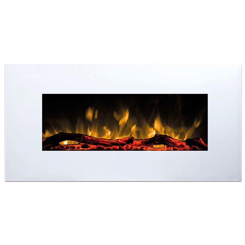 Elektrický krb Heidenfeld HF-WK300 84x45 cm Farba: biela