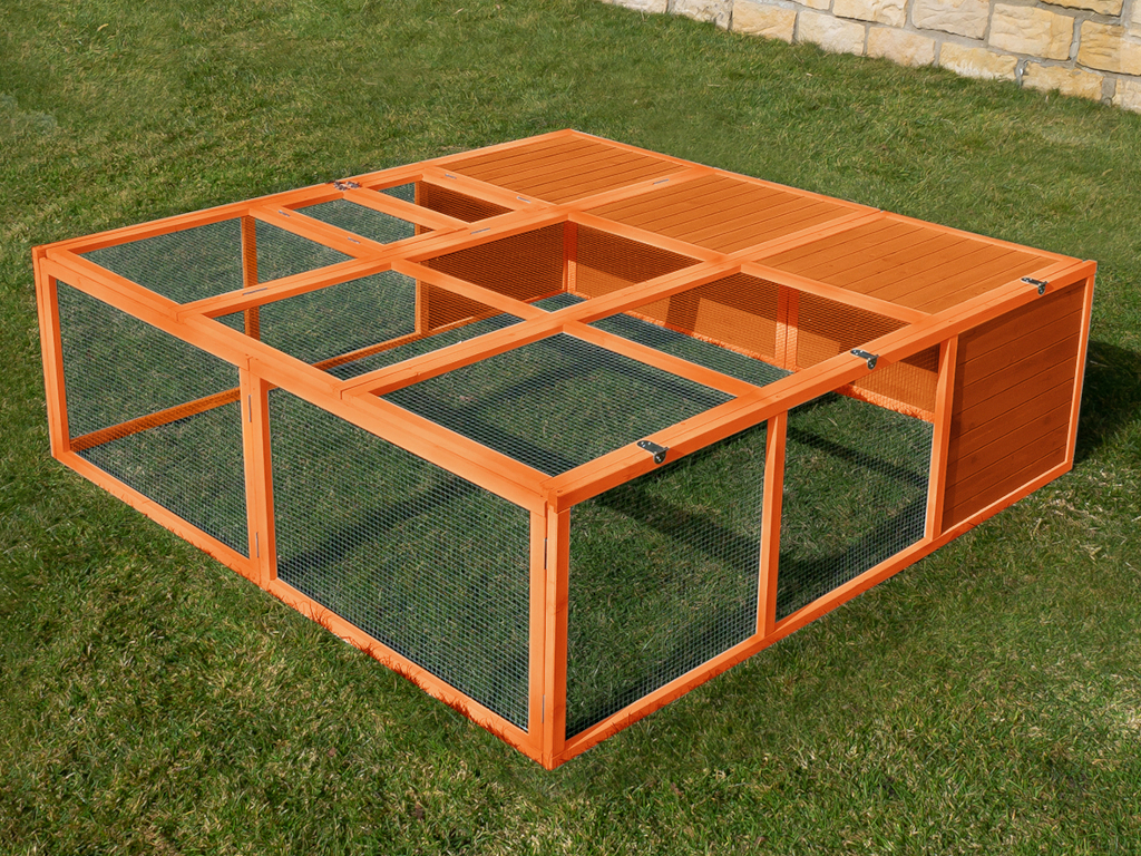 MyAnimal králikáreň MH-06 - 185,0 x 20,0 x 62,5 cm Farba: hnedá