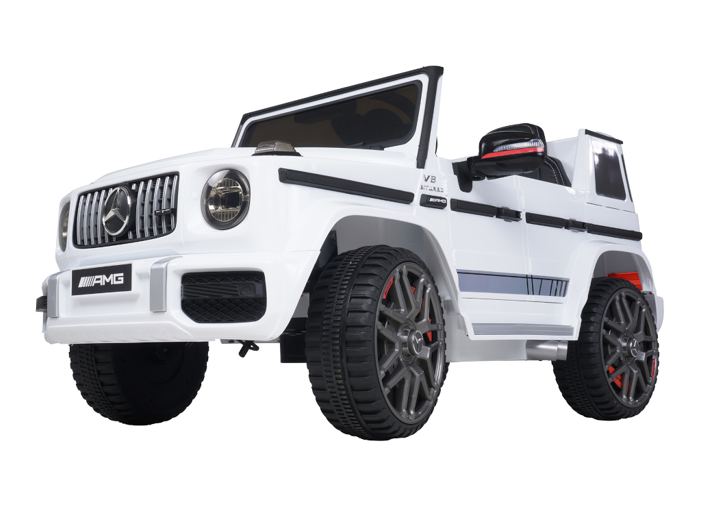 Detské elektrické autíčko Mercedes G63 AMG Farba: biela