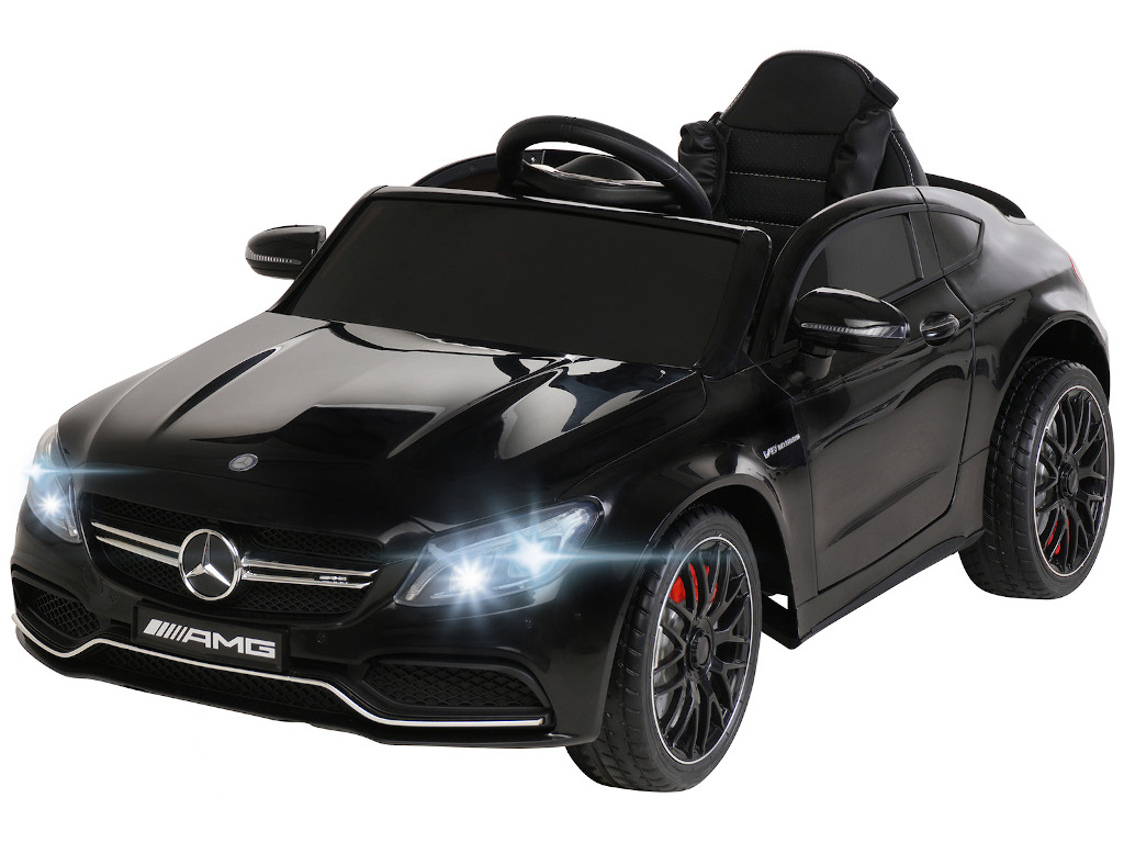 Detské elektrické autíčko Mercedes C63 AMG Farba: čierna