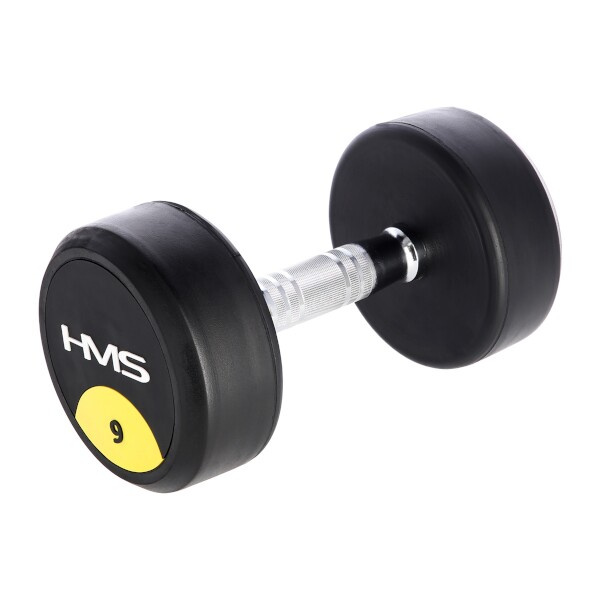 HMS HG Pro Pogumovaná jednoručná činka 9 kg