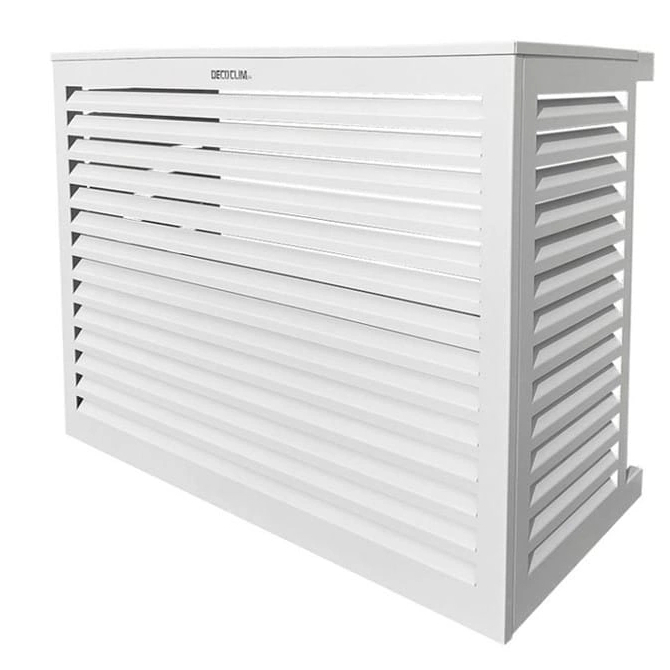 Kryt pre klimatizáciu a tepelné čerpadlo DECOCLIM ALU S Farba: RAL9010 - Biela