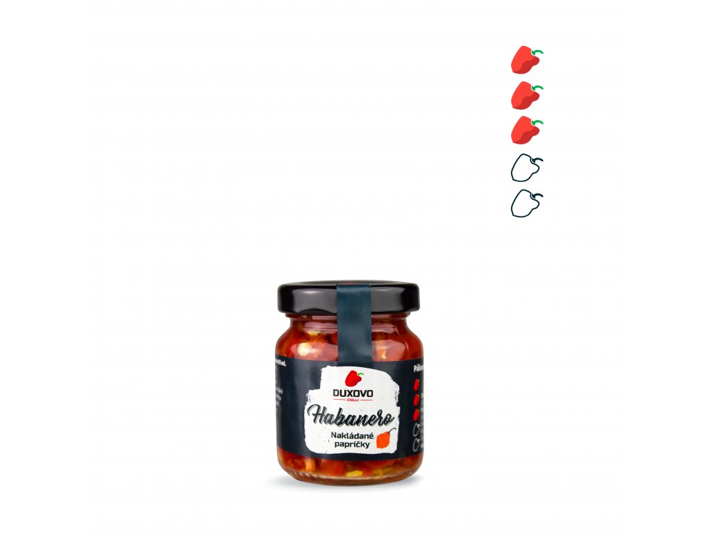 duxovo nakladane papricky 65ml Habanero