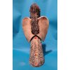 Keramický anděl – reliéf, svícen, 36 cm (ruční práce)  #GIFT# dárek