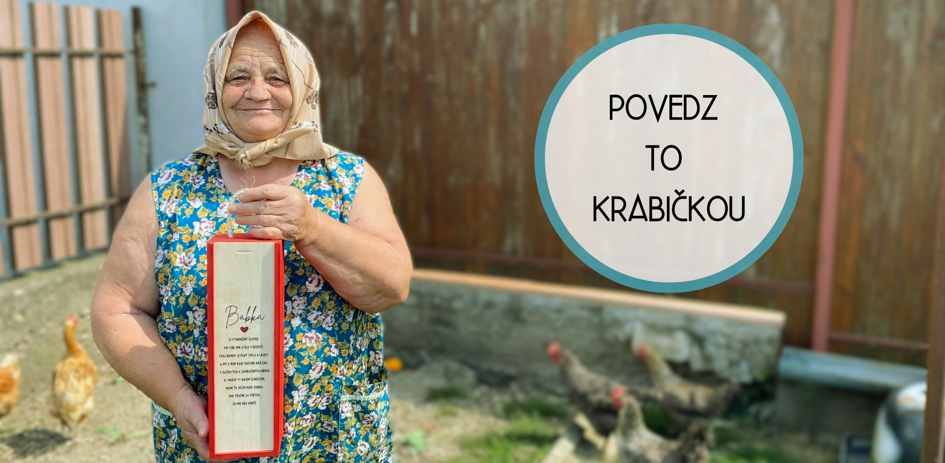 Povedz to krabičkou