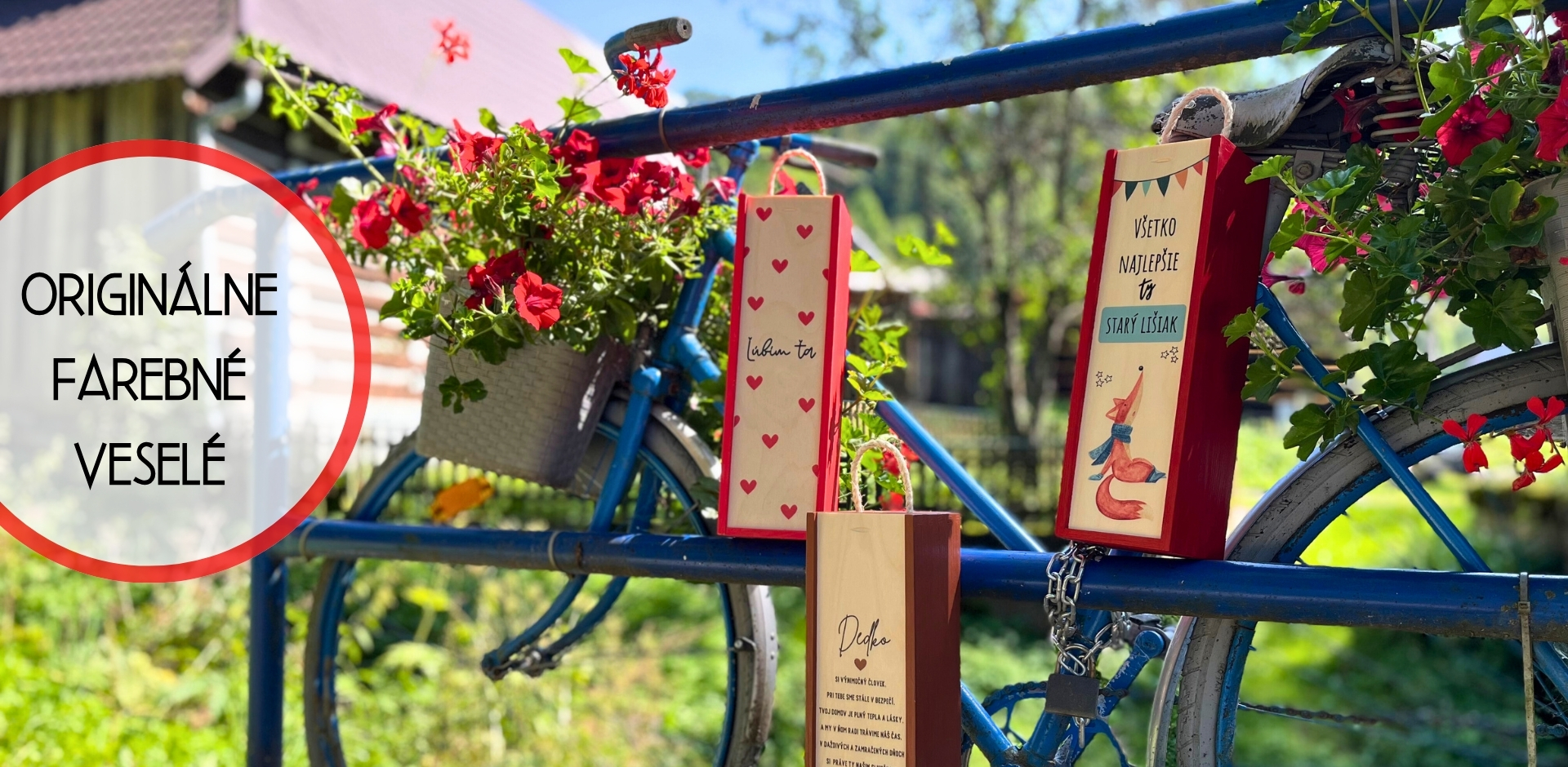 Originálne farebné veselé