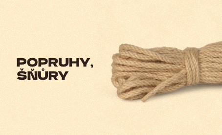 Popruhy, šňůry