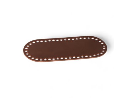 Kožené dno na výrobu kabelky tabák