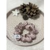 Večerní růže | Hedvábná scrunchie