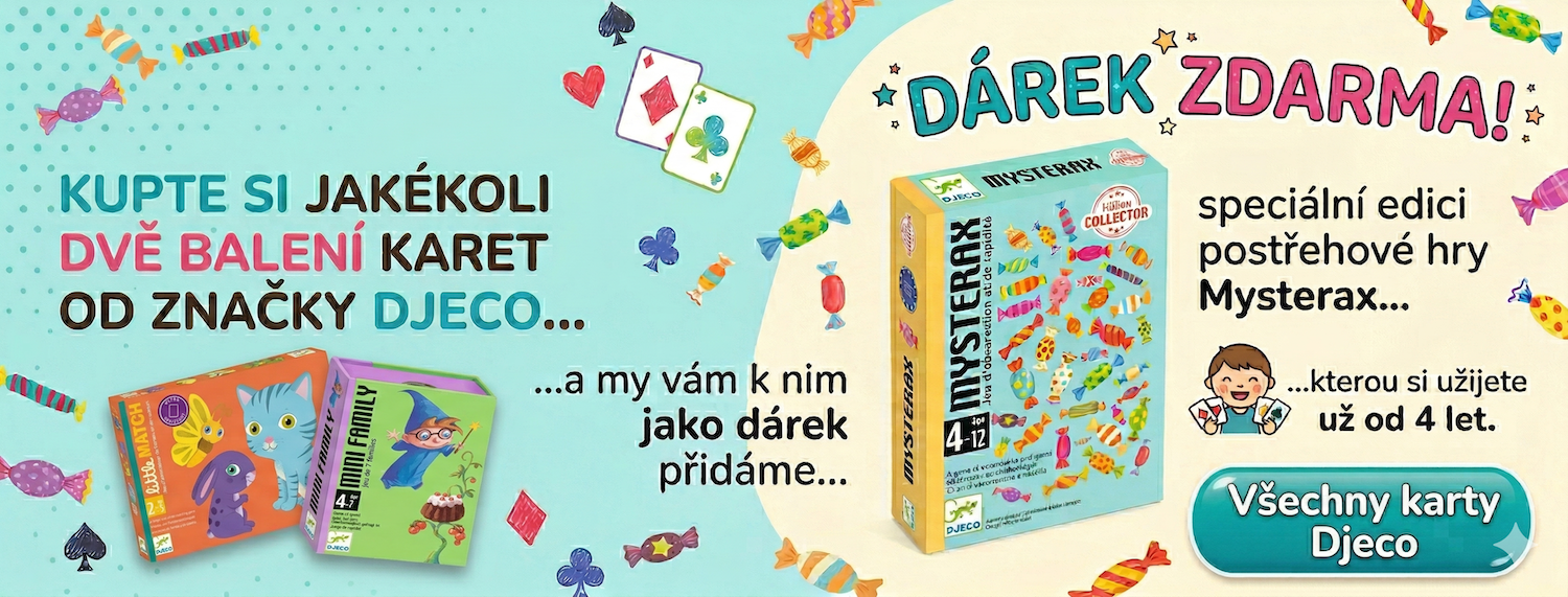Akce na karetní hry Djeco