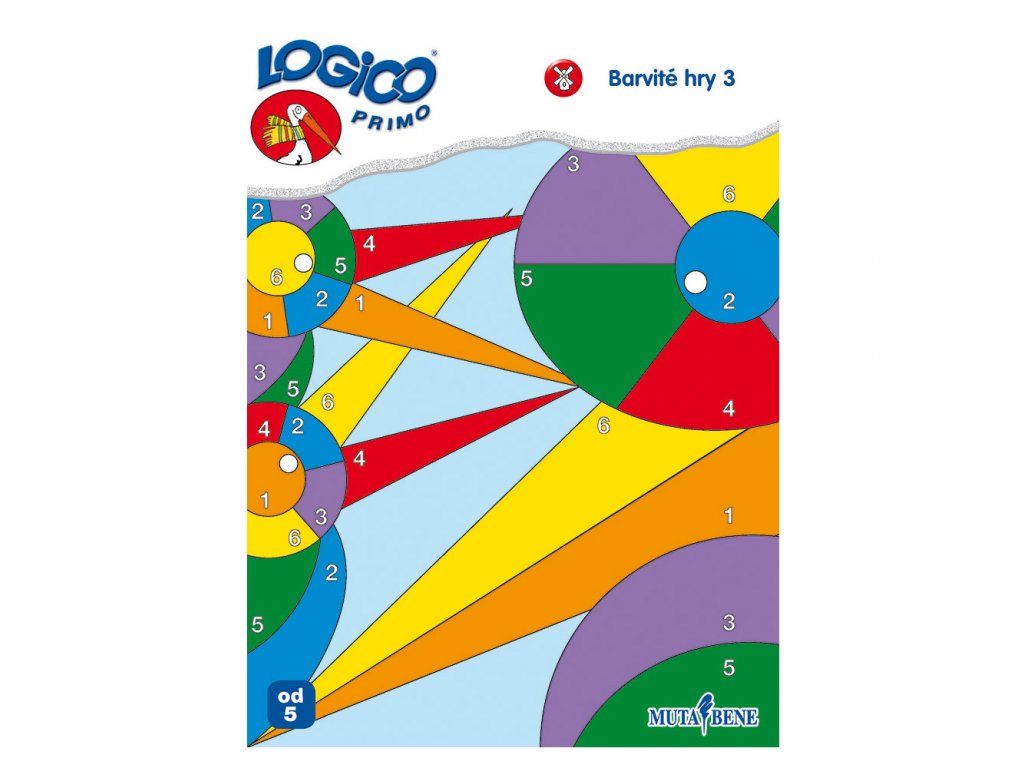 Karty Primo Barvité hry 3 (modrý rámeček, 5 let)  | Mutabene
