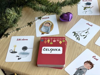 Adventní čas - doplňkové karty ke hře Čelovka | Dva tátové