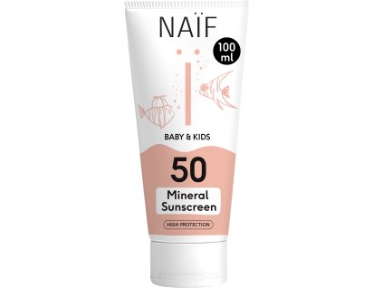 Opalovací krém SPF 50 pro děti a miminka (nová generace)| NAÏF, různá balení