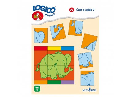 Karty Primo Část a celek 2 (modrý rámeček, 4 roky) | Mutabene