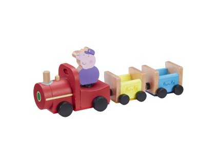 07210 Peppa Pig Wooden Grandpa Pigs Train CPS