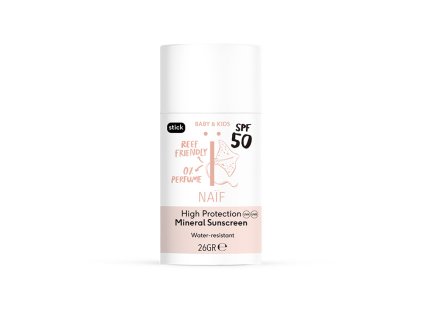 Přírodní opalovací tyčinka SPF 50 pro děti a miminka | NAÏF
