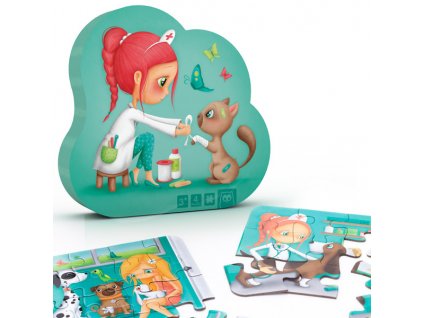 puzzle evolutivo veterinaria 4 en 1