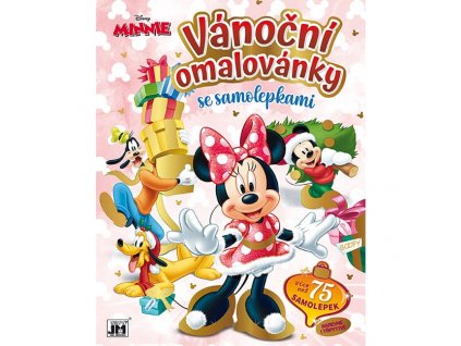 0005466 vanocni omalovanky se samolepkami minnie