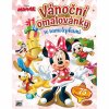 0005466 vanocni omalovanky se samolepkami minnie