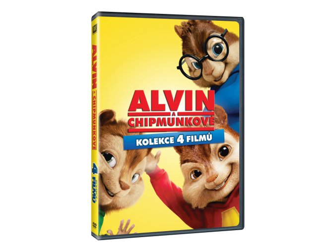 alvin a chipmunkove kolekce 1 4 4dvd 3D O