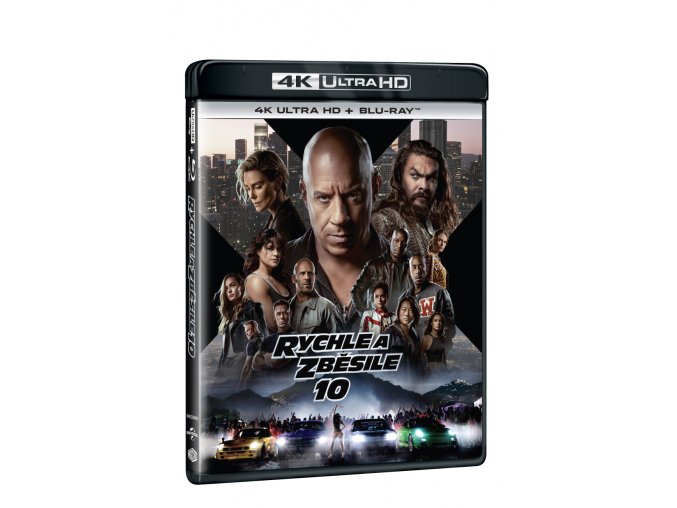 Blu-ray: Rychle a zběsile 10 - 4K UHD Blu-ray + Blu-ray (2 BD)