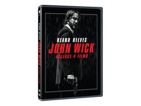 DVD: John Wick kolekce 1-4. 4DVD