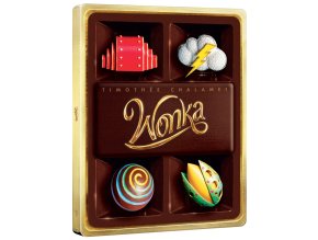 wonka 2blu ray uhd bd steelbook motiv chocolate 3D O