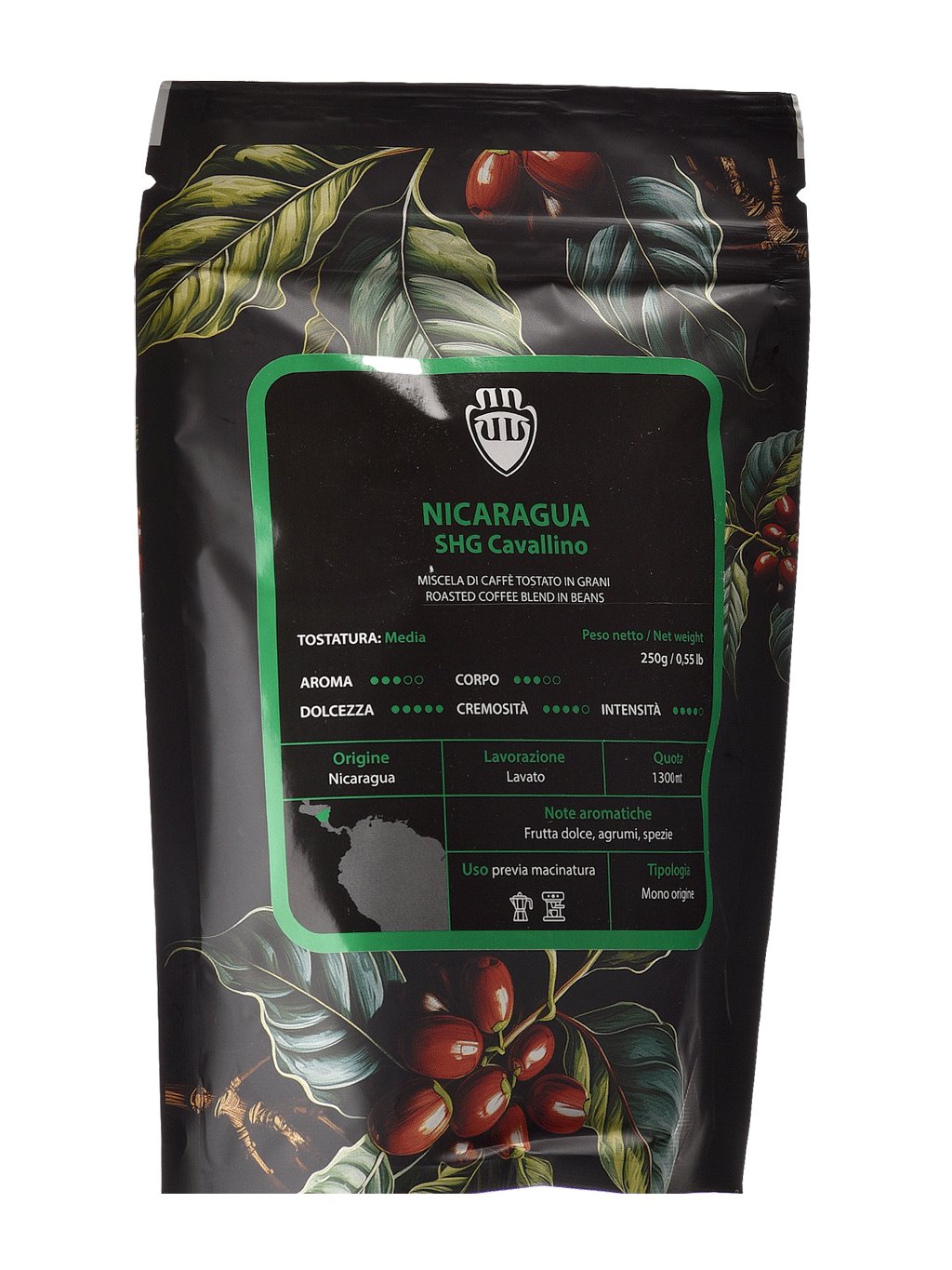 Nannini káva Nicaragua zrnková 250g