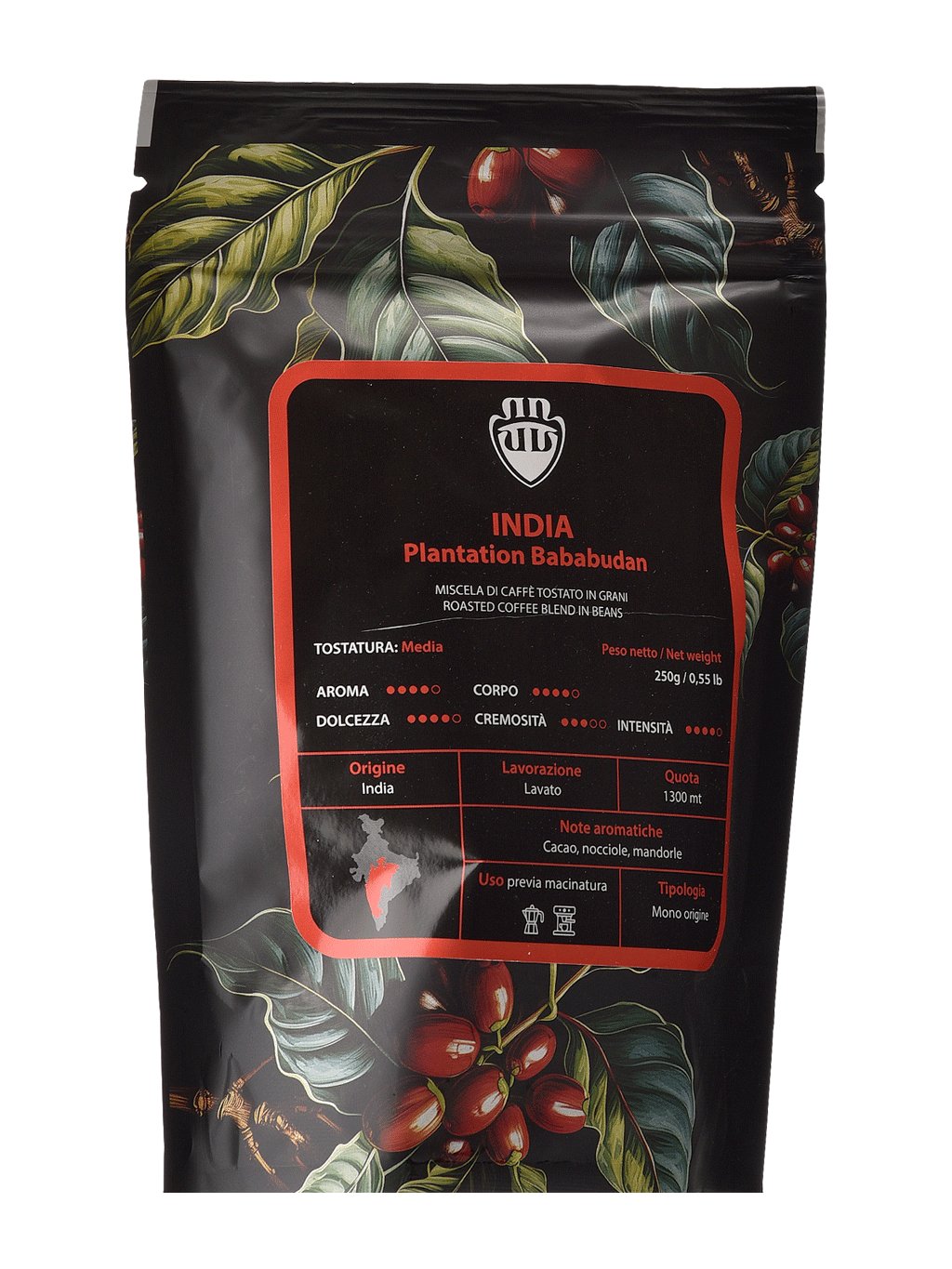 Nannini káva India zrnková 250g