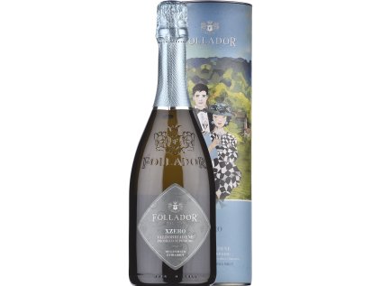 Follador Prosecco Superiore DOCG XZERO Dossagio Zero extra brut v darčekovom tubuse
