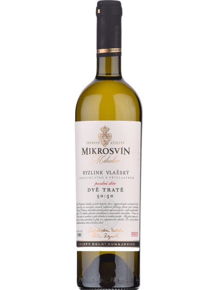 mikrosvin mikulov traditional line rizling vlassky dve trate 2022 neskory zber