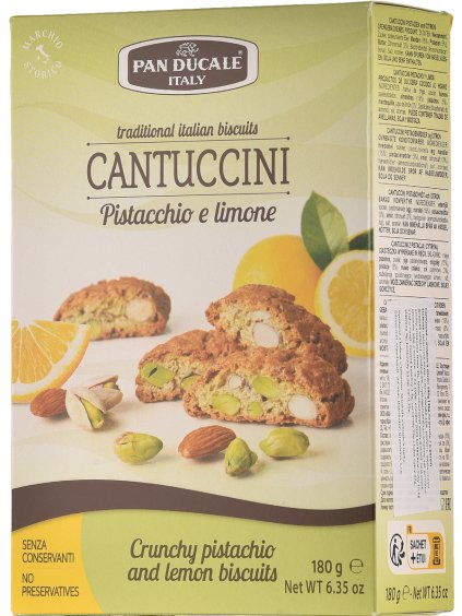Pan Ducale Cantuccini - pistácie a citron 180g