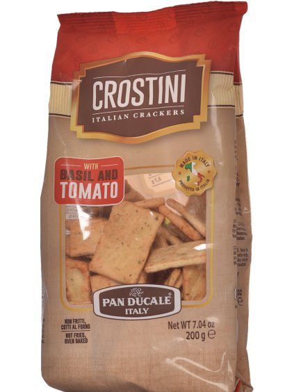 Pan Ducale Crostini - rajčata a bazalka 200g