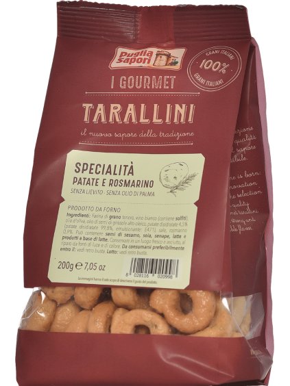 Puglia Sapori Tarallini - brambory a rozmarýn 200g