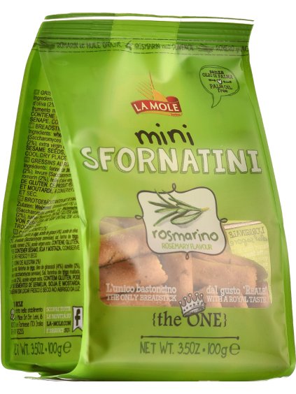 LA MOLE Sfornatini Mini rozmarýn 100g