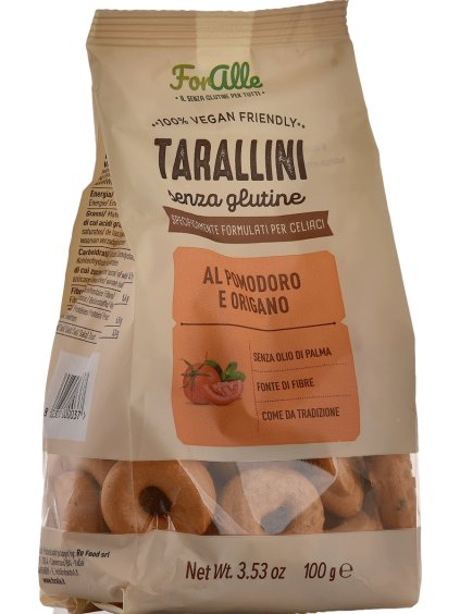 Puglia Sapori Tarallini - rajčata & oregano 100g bez lepku