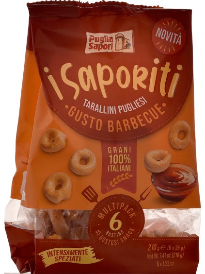Puglia Sapori Tarallini - barbecue multipack 210g
