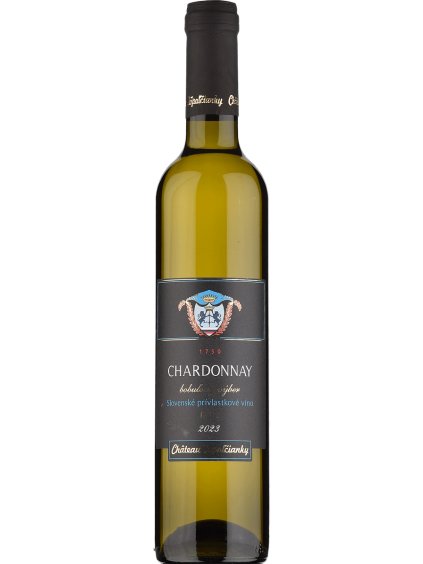 Chateau Topoľčianky Chardonnay 2023 výběr z bobulí sladké 0.5l
