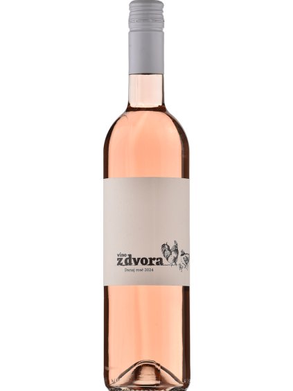 Víno z dvora Dunaj rosé 2024 polosuché