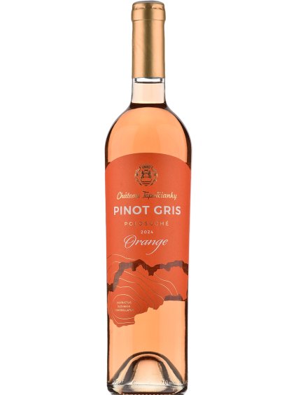 Chateau Topoľčianky Pinot Gris Orange 2024 výběr z hroznů polosuché kolekce D.S.C.